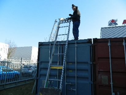 Dachpfannen Dachdecker Lift Aufzug Geda Schrgaufzug